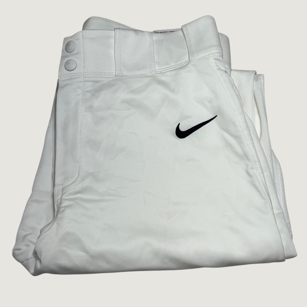 Nike Pro Baseball Pants Mens Medium White Slim Fit High Rise NWT Athletic Sport